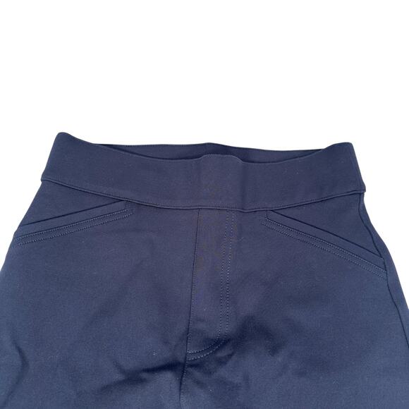 Spanx The Perfect Pant Back Seam Skinny Pants Womens Small Tall Navy Blue 20251T - Picture 3 of 11